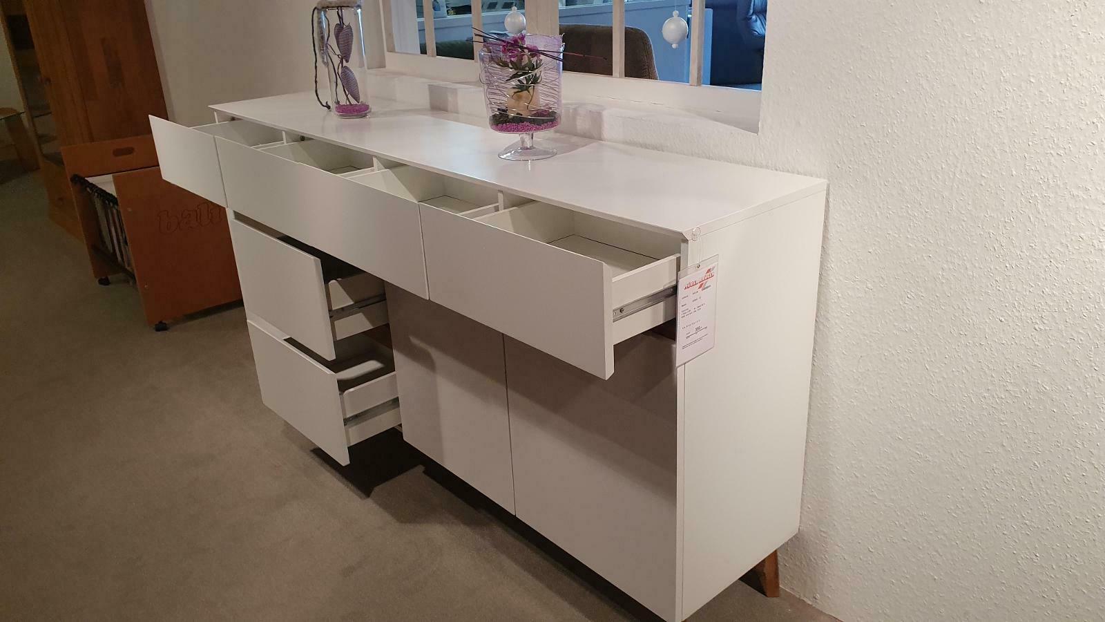 Kommode Anrichte Sideboard weiß 196 cm sofort Direkt