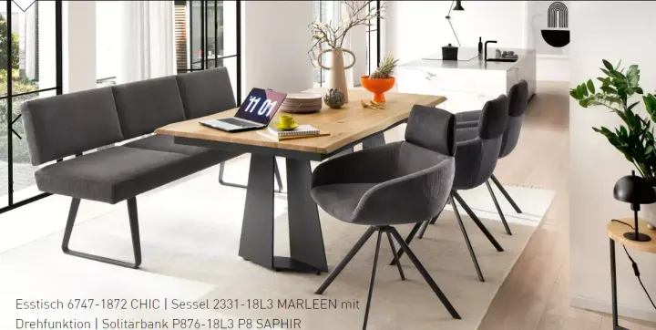P8 Saphir von Venjakob | Bank & Eckbank