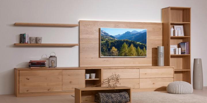 Basilia Wohnwand von Gaderform nature living | Wohnen
