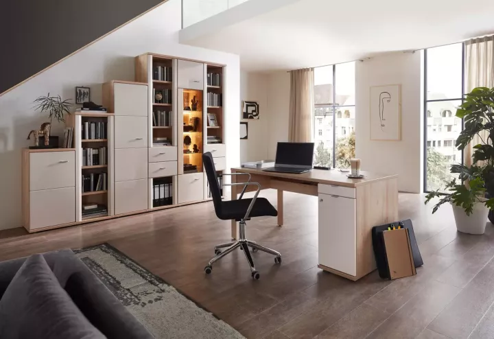 Wohnbüro von Stralsunder Möbelwerke | Büromöbel Set