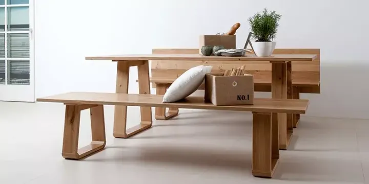 Colonia Sitzbank und Tisch von Gaderform nature living | Tisch