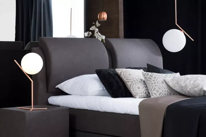 Boxspring Beverly u. Trendi Bettsystem Beverly von Dico Möbel | Boxspringbetten