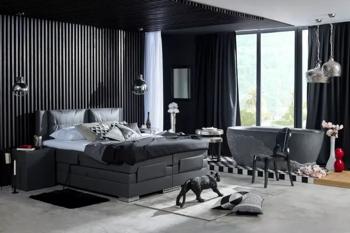 Boxspring Beverly u. Trendi Bettsystem Beverly von Dico Möbel | Boxspringbetten