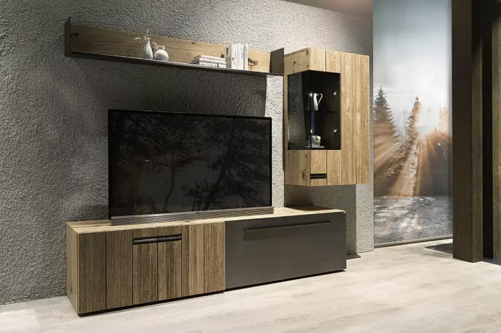 V-Galvino living von Voglauer | Wohnwand