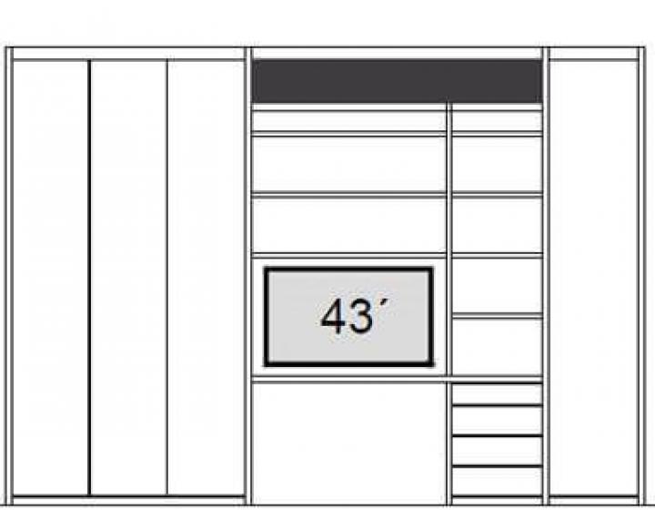 Comfort Close von RMW Rietberger Möbelwerke | Wohnwand