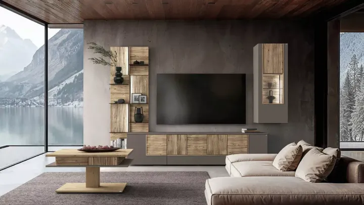 V-Lacera Wohnwand von Voglauer | Wohnen